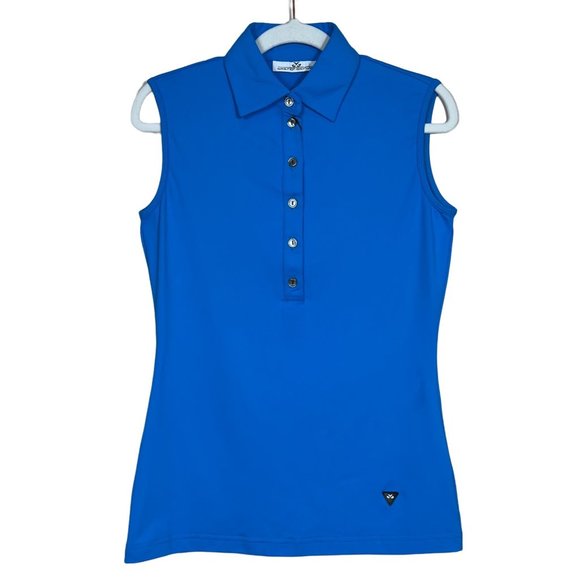 Walter Genuin Women’s Golf Polo Top Sky Blue Small - Picture 1 of 11